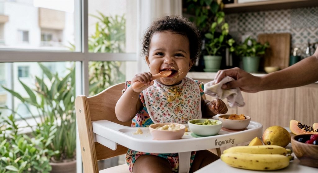 o que comprar para o bebê introdução alimentar