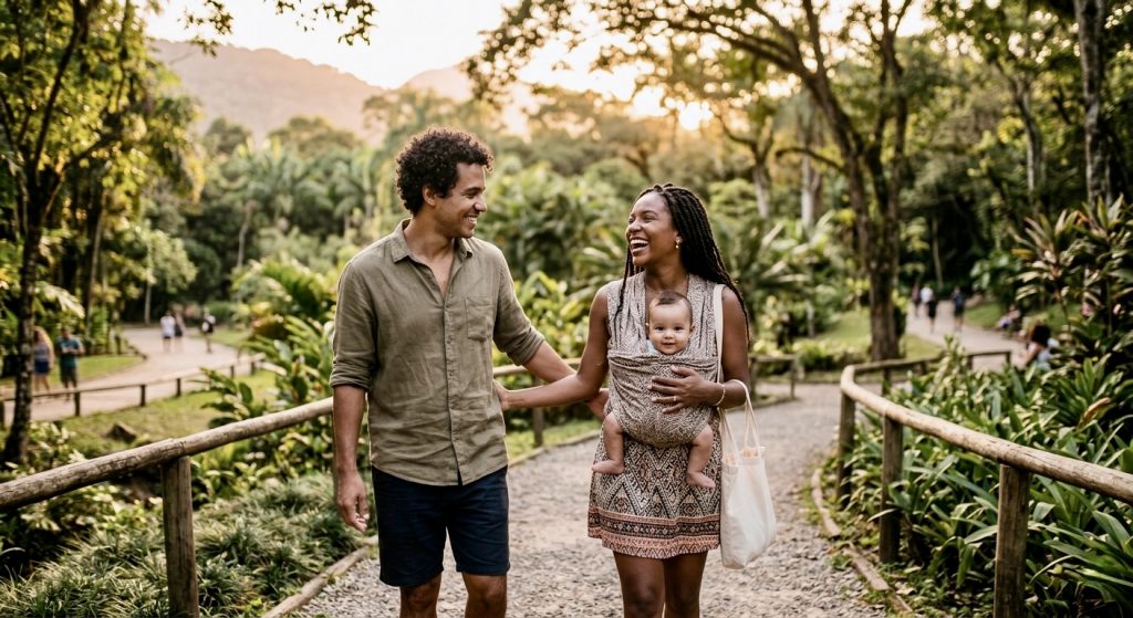 o que comprar para o bebê passeio